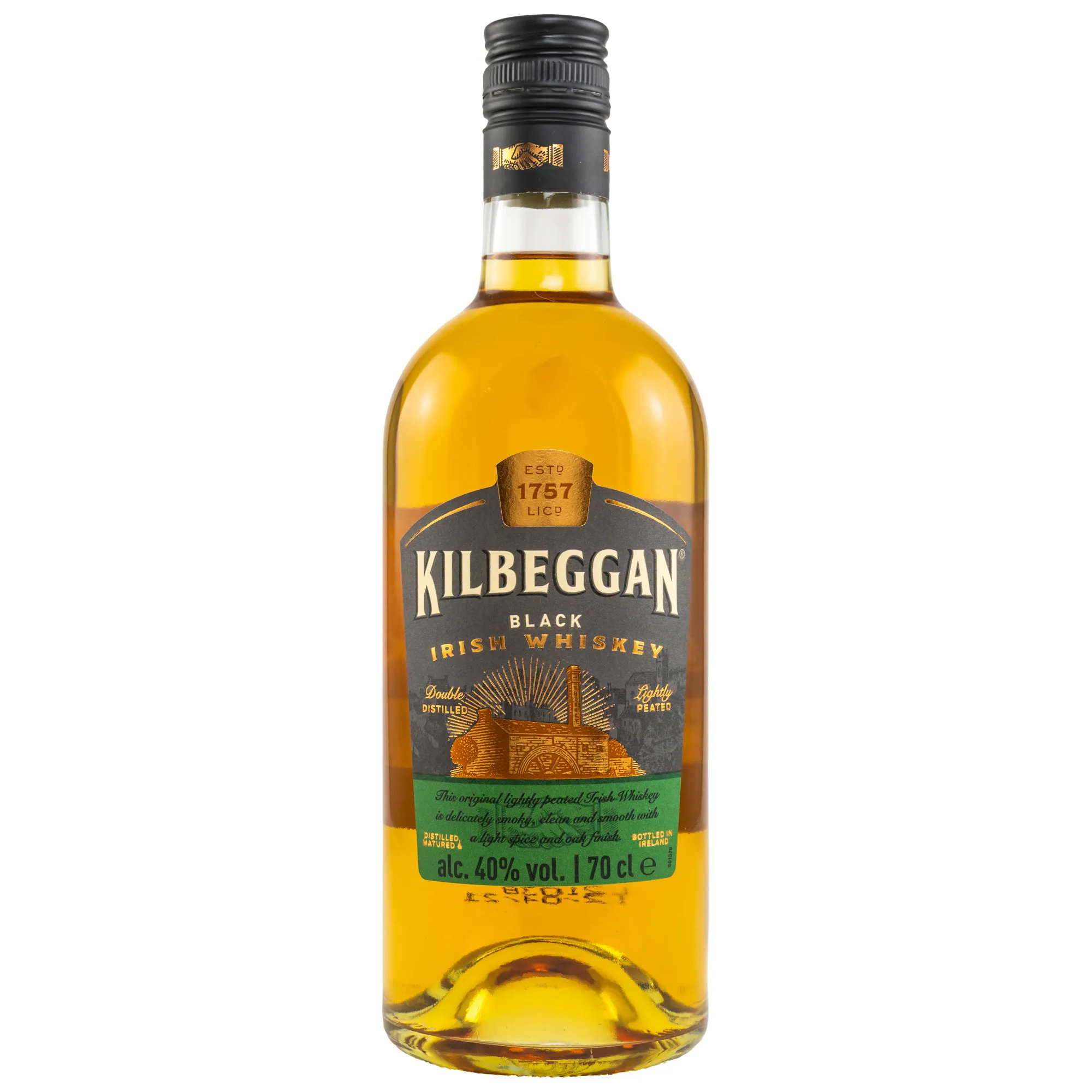 Kilbeggan Black, Bourbon Cask, Batch L21038, 2021, 40%