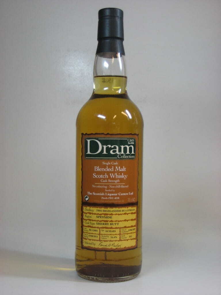 Two Highlanders by a stream 16 Jahre 1997/2013 - C&S Dram Collection 54,4%vol. 0,7l