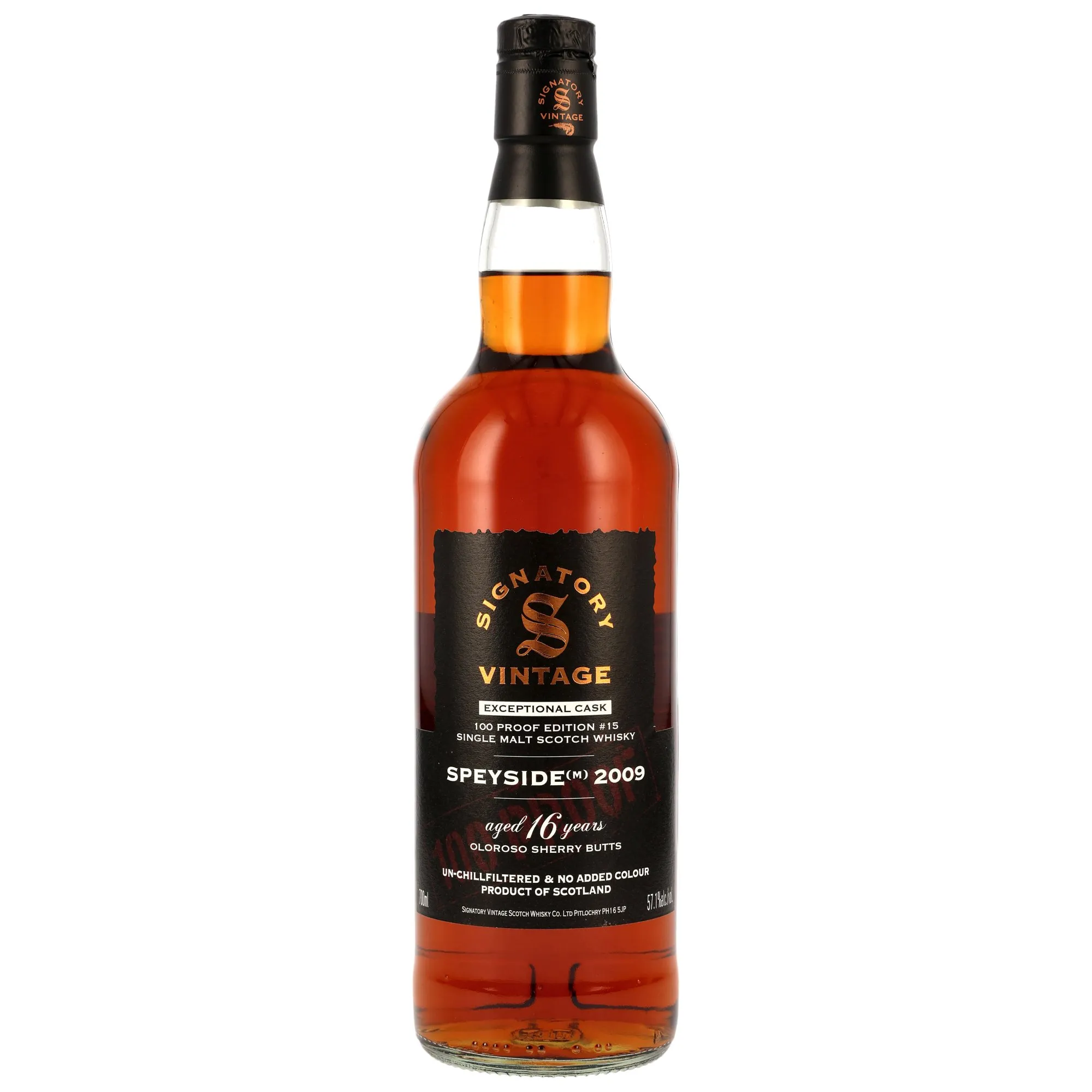Speyside (M) 2009/2025 - 16 Jahre - Oloroso Sherry Butts - Signatory 100 PROOF Exceptional Cask Edition #15