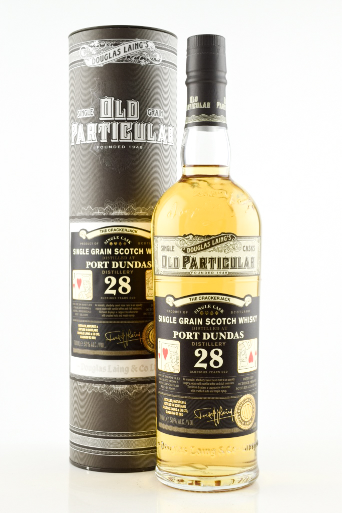 Port Dundas 28 Year Old Refill Hogshead 1988/2017 The Cracker Jack Douglas Laing "Old Particular" 50% vol. 0,7l
