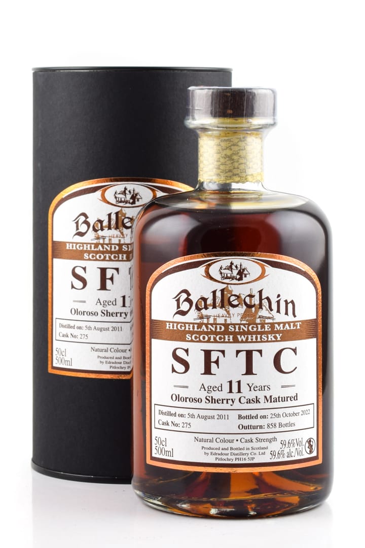 Ballechin 11 Jahre 2011/2022 SFTC Oloroso Sherry Cask Matured #275