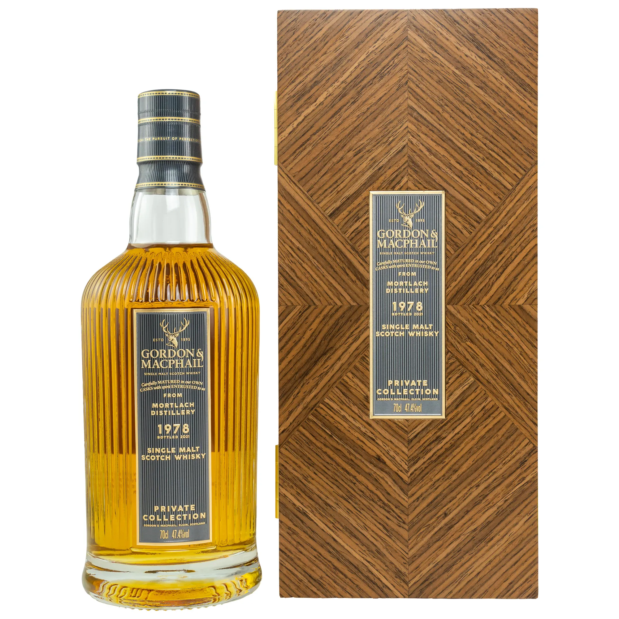 Mortlach Private Collection 43 Year Old, Refill American Hogshead Cask, Cask #996, 1978, Gordon & MacPhail, 47.4%
