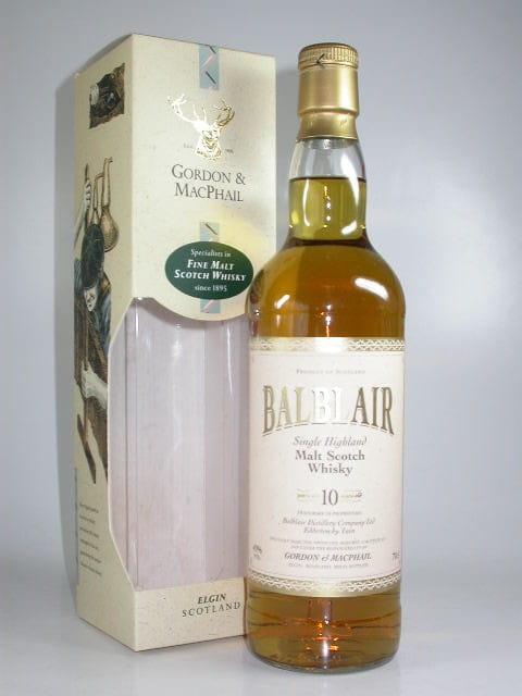 Balblair 10 Jahre Gordon & MacPhail 40%vol. 0,7l