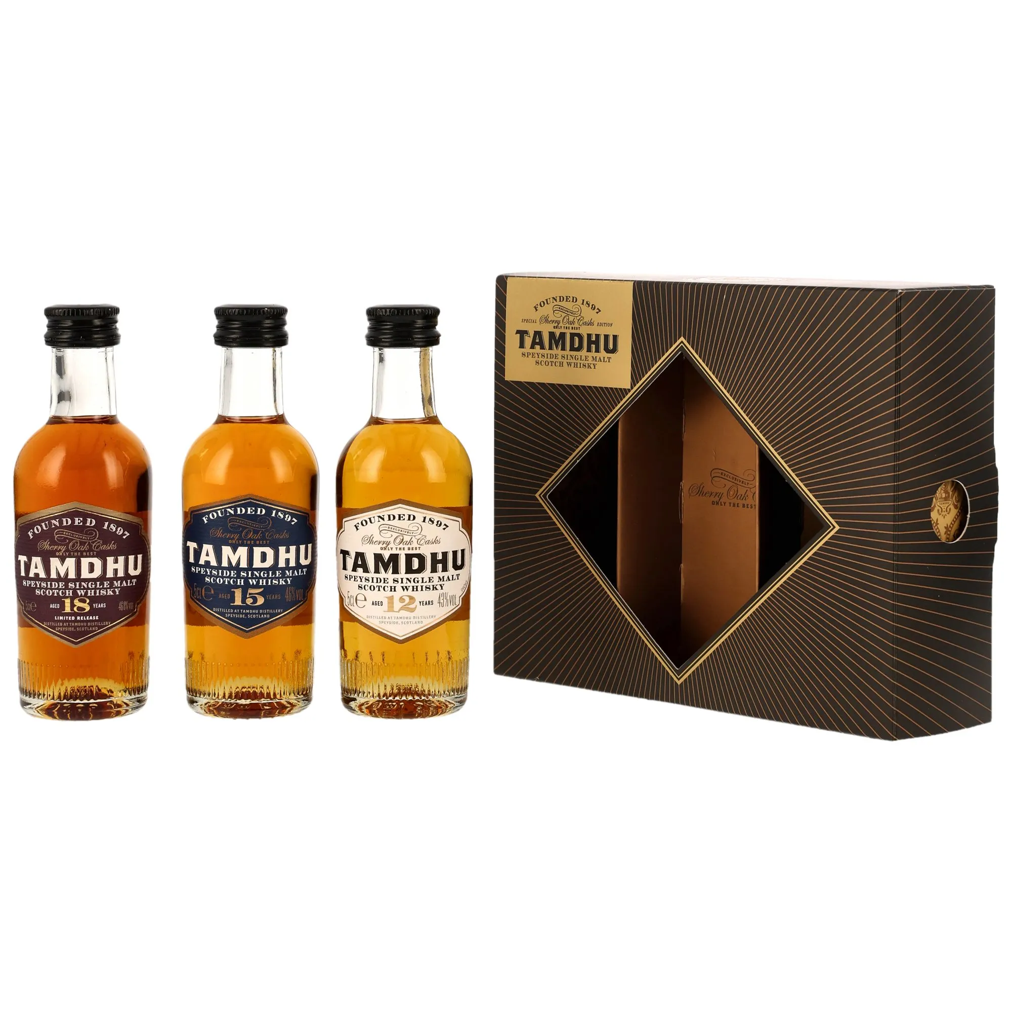 Tamdhu Collection Tamdhu Collection 3x5cl (12yo/15yo/18yo) at Home of Malts >> explore now!