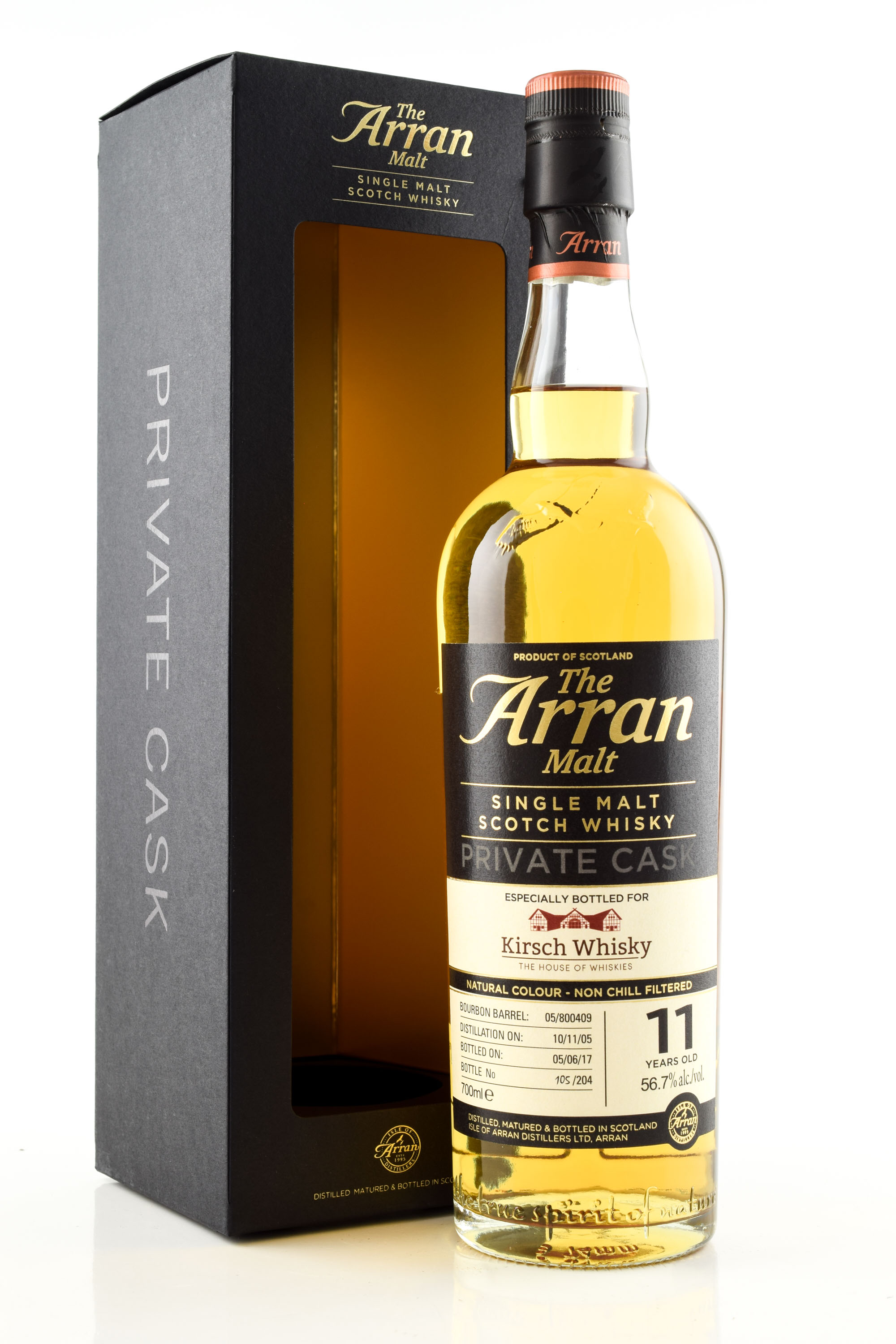 Arran 11 Year Old 2005/2017 Bourbon Barrel 56.7% vol. 0,7l