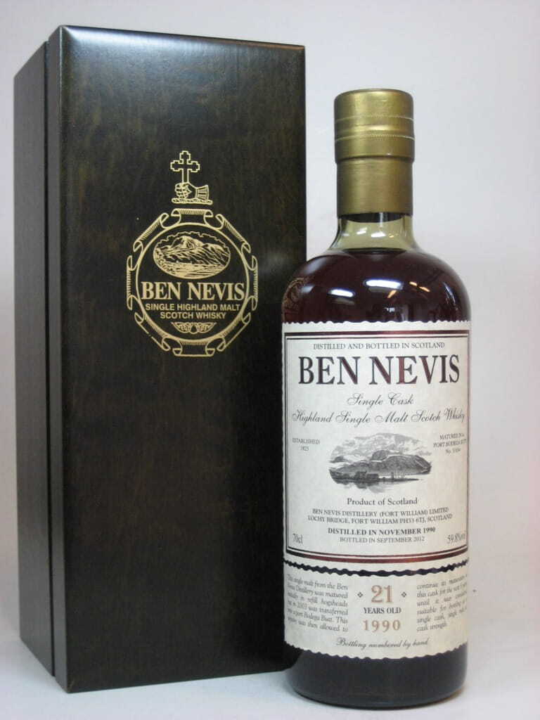Ben Nevis 21 Year Old 1990/2012 Port Bodega Butt No. 3/10/4 59.8% vol. 0,7l