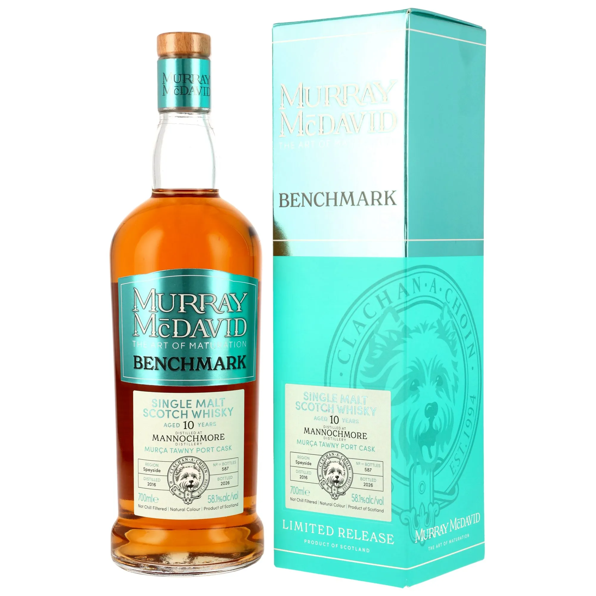 Mannochmore 2016/2026 - 10 Jahre - Tawny Port Cask - Murray McDavid