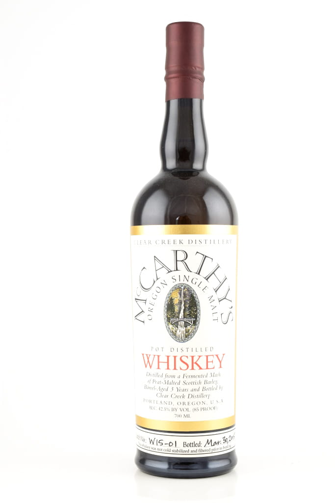 McCarthy's Oregon Single Malt 42,5%vol. 0,7l McCarthy's Oregon Single Malt 42,5%vol. 0,7l