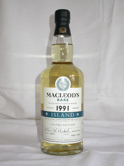 MacLeod's Rare 1991 Cask No. 1924-1930 (Talisker) 43%vol. 0,7l