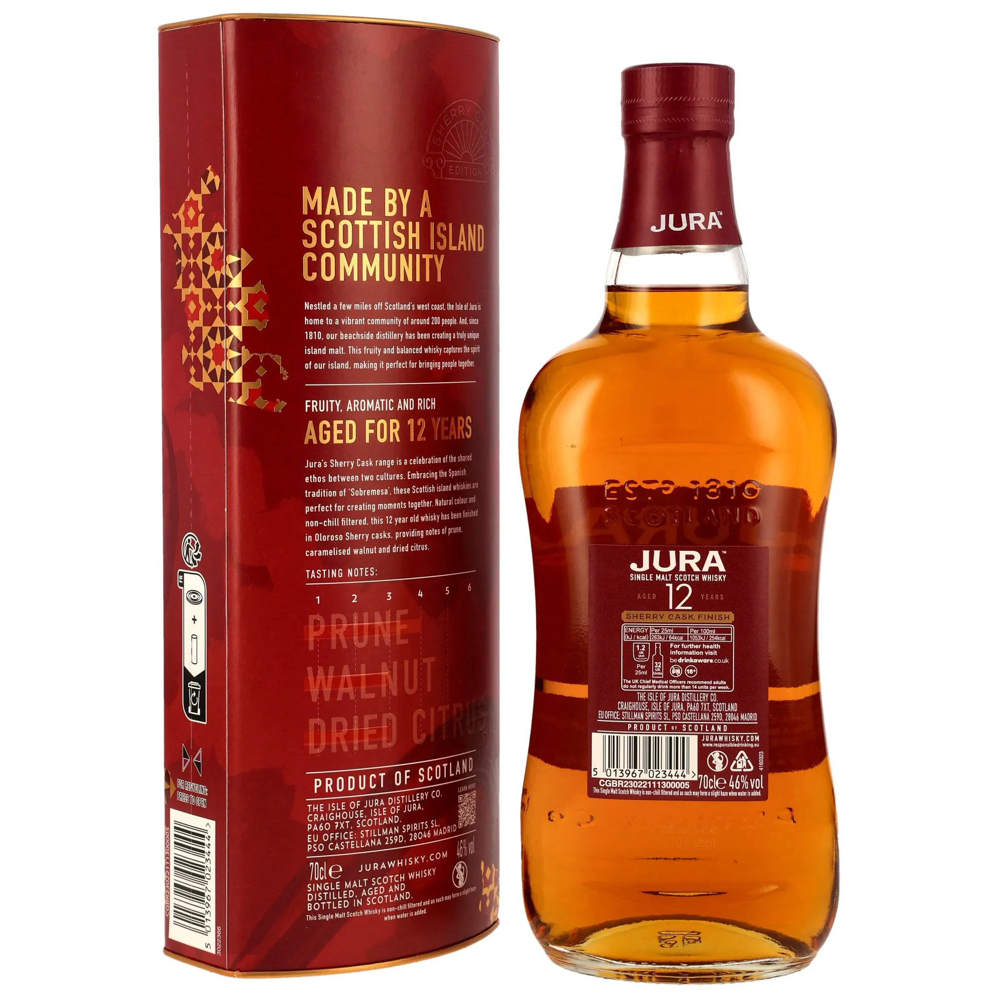 Jura 12 Jahre Oloroso Sherry Finish