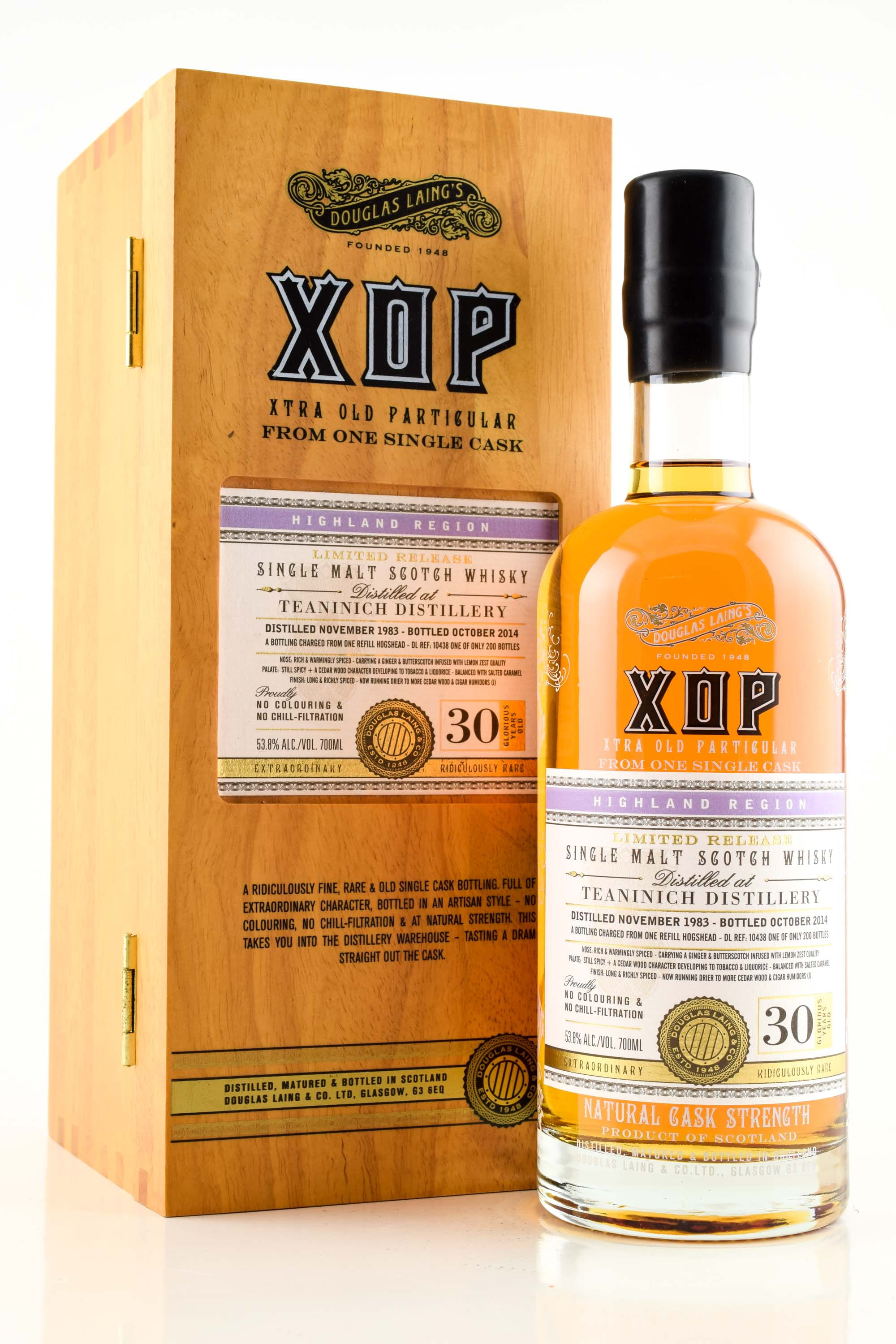 Teaninich 30 Jahre 1983/2014 Refill Hogshead Douglas Laing XOP 53,8%vol. 0,7l