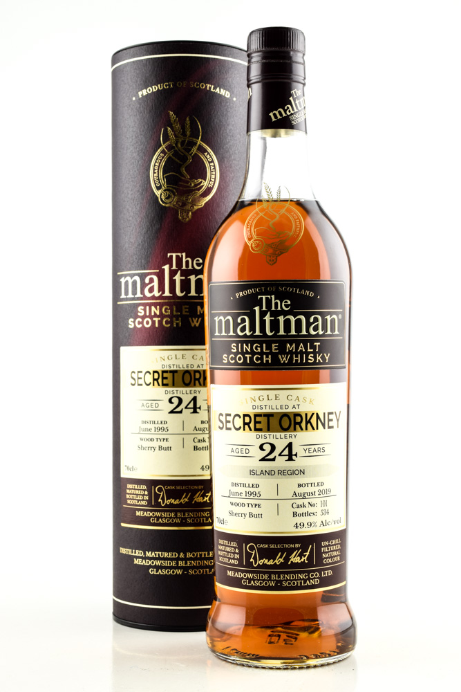 Secret Orkney 24 year old 1995/2019 Sherry Butt #101 The Maltman 49,9%vol. 0,7l