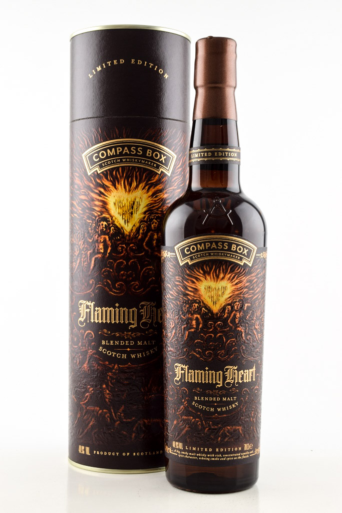 Flaming Heart Compass Box 2018 48.9% vol. 0,7l Flaming Heart Compass Box 2018 48.9% vol. 0,7l