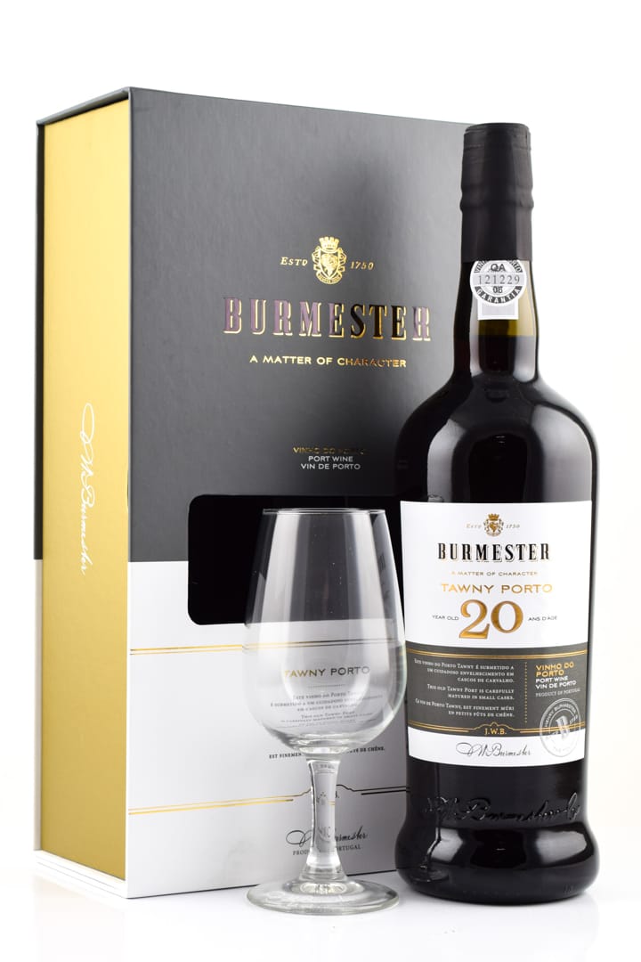 Burmester Tawny 20 Jahre mit Glas Burmester Tawny 20 Jahre mit Glas