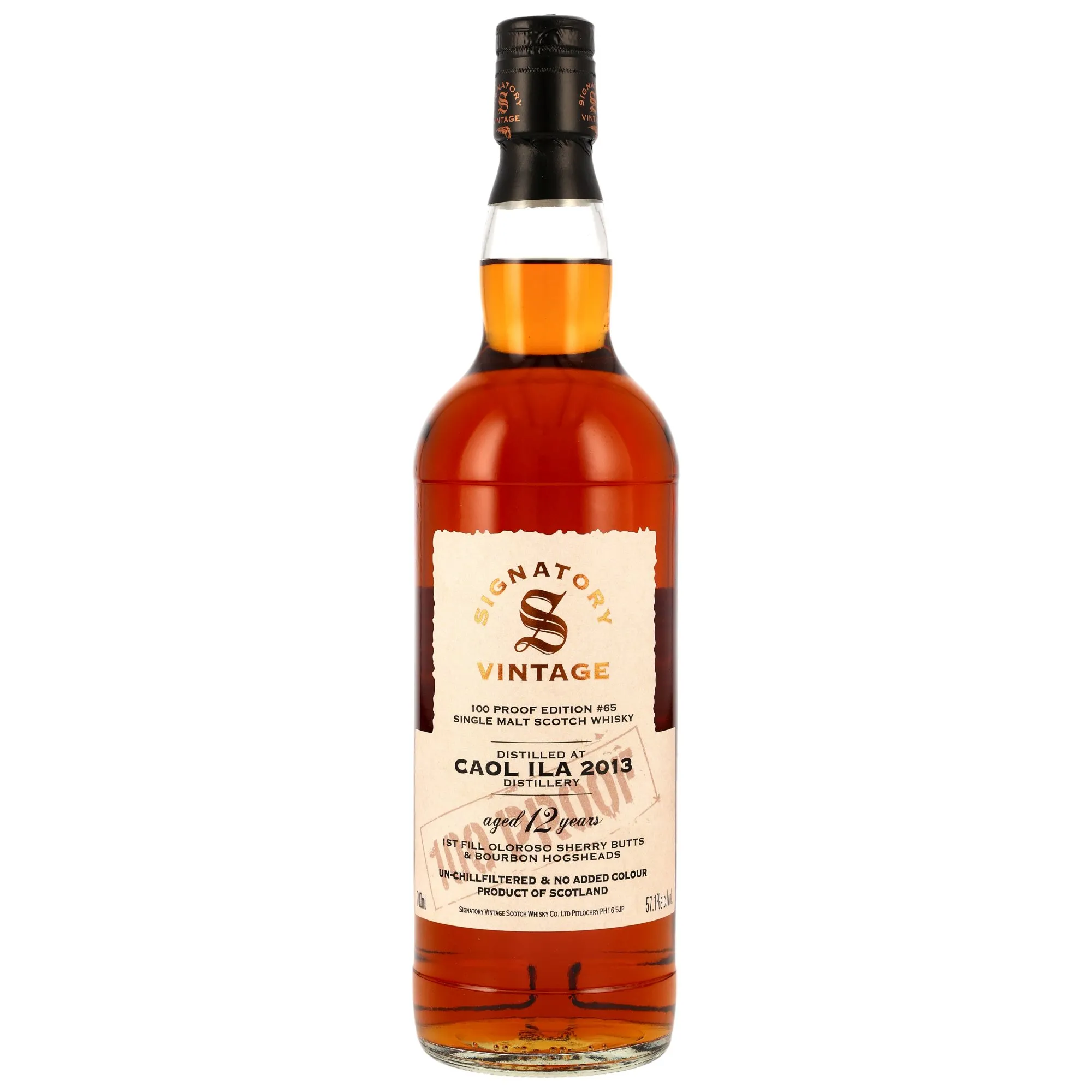 Caol Ila 2013/2025 - 12 Jahre - Signatory 100 PROOF Edition #65