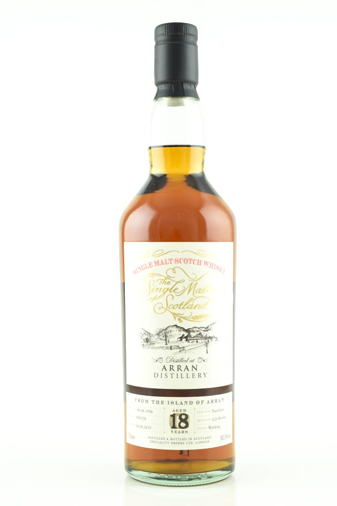 Arran 18 Jahre 1996/2015 "The Single Malts of Scotland" 50,5%vol. 0,7l