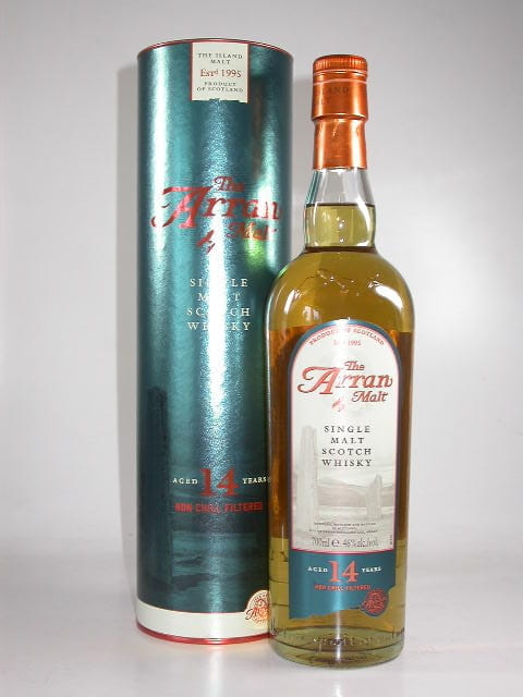 Arran 14 Jahre Non-Chillfiltered 46%vol. 0,7l - alte Ausstattung