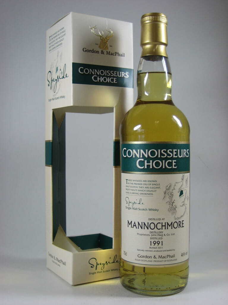 Mannochmore 1991/2011 Refill Sherry Gordon & MacPhail Connoisseurs Ch. 46%vol. 0,7l