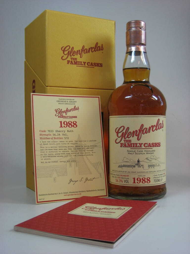 Glenfarclas "The Family Casks" 1988/2007 Sherry Butt 56,3%vol. 0,7l
