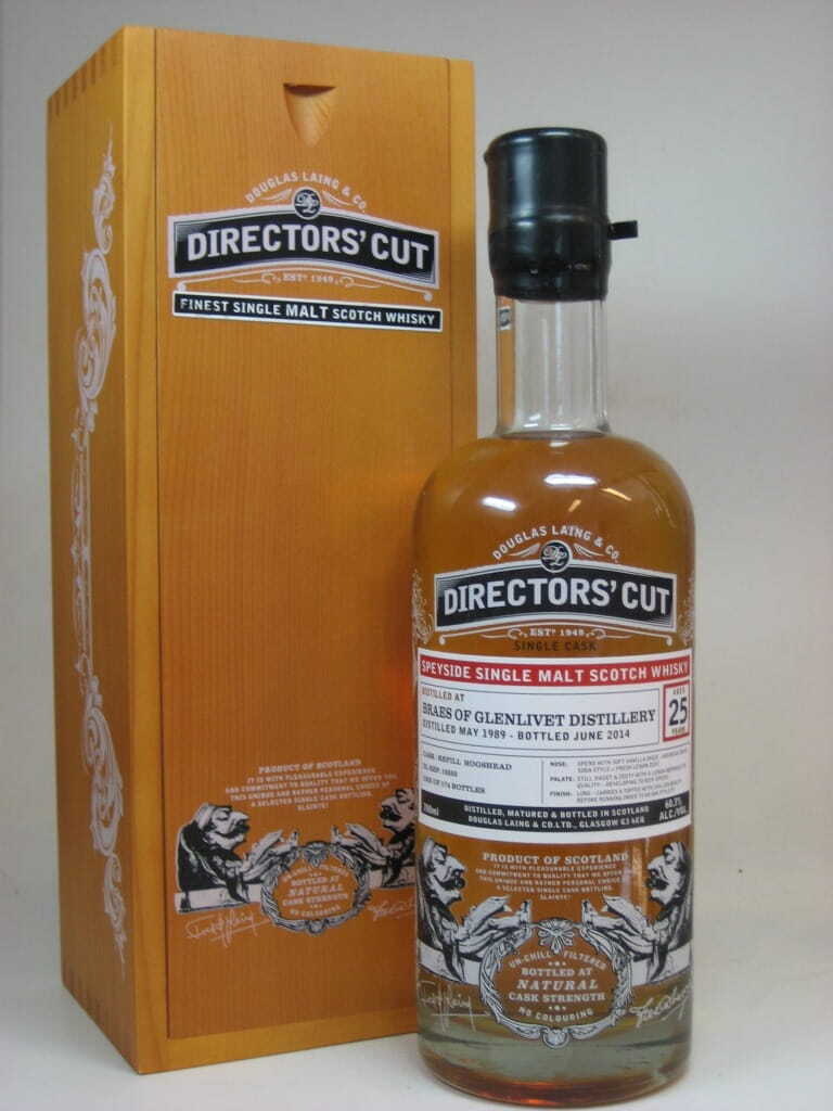 Braes of Glenlivet 25 Year Old 1989/2014 Douglas Laing Director's Cut 60.3% vol. 0,7l