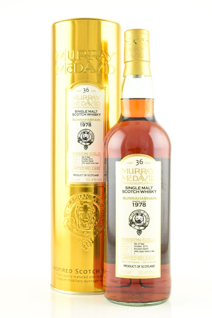 Bunnahabhain 36 Jahre 1978/2015 Murray McDavid 50,4%vol. 0,7l