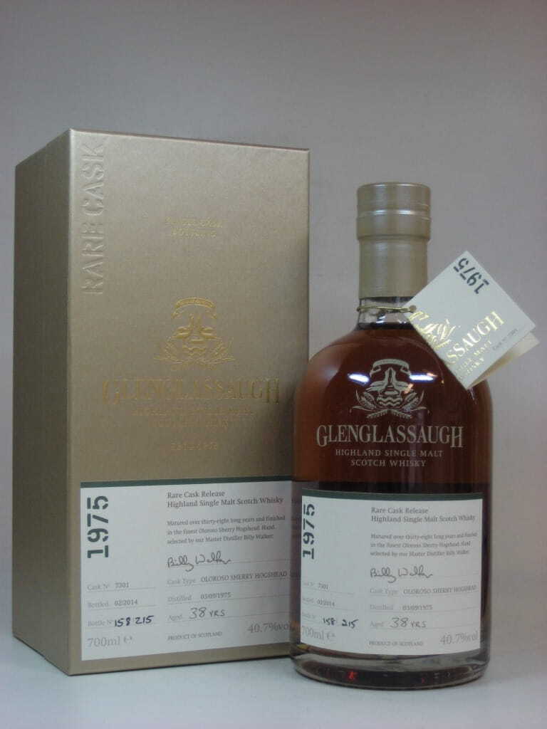 Glenglassaugh 38 Jahre 1975/2014 Oloroso Sherry Hogshead #7301 40,7%vol. 0,7l
