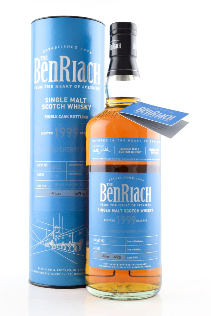 Benriach 16 Jahre 1999/2016 Oloroso Sherry Puncheon #5043 56,4%vol. 0,7l