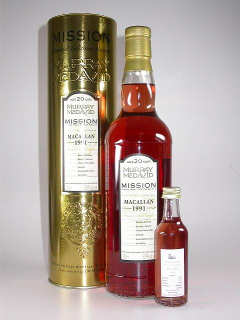Macallan 1991/2011 Bourbon / Pomerol Murray McDavid Gold Series 50.9% vol. Sample 0.05l