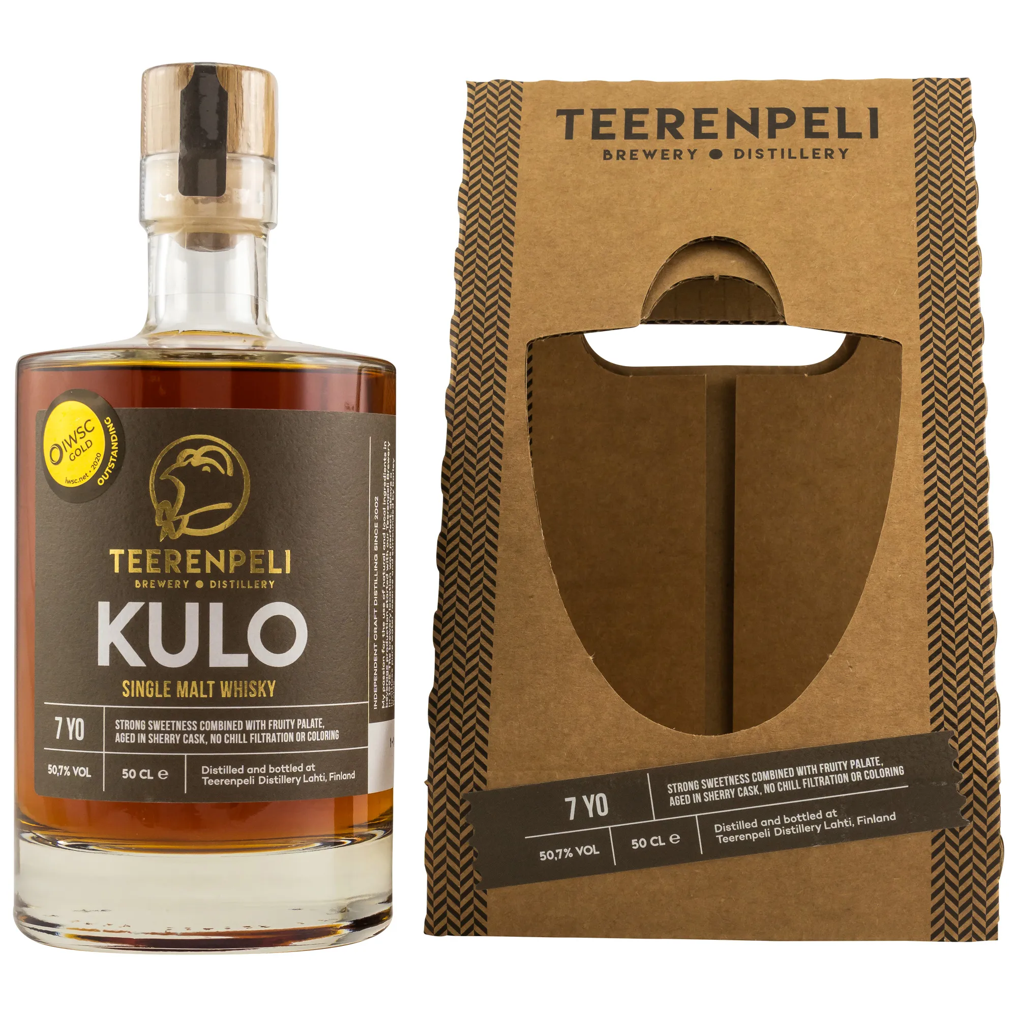 Teerenpeli Kulo 7 Year Old, Oloroso & Pedro Ximénez Sherry Cask, 50.7%