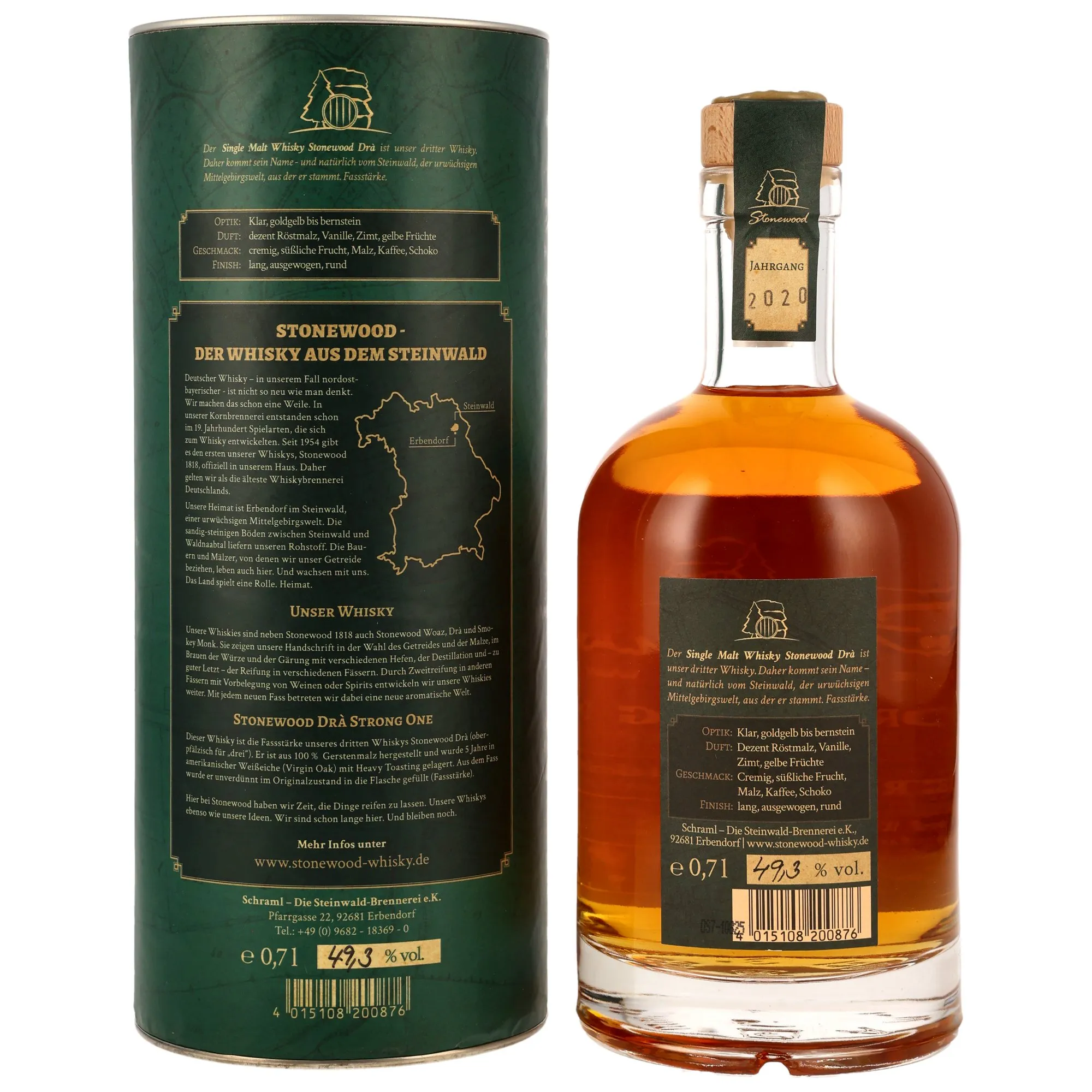 Stonewood Distillery 2020 - 5 Jahre - Dra Strong One