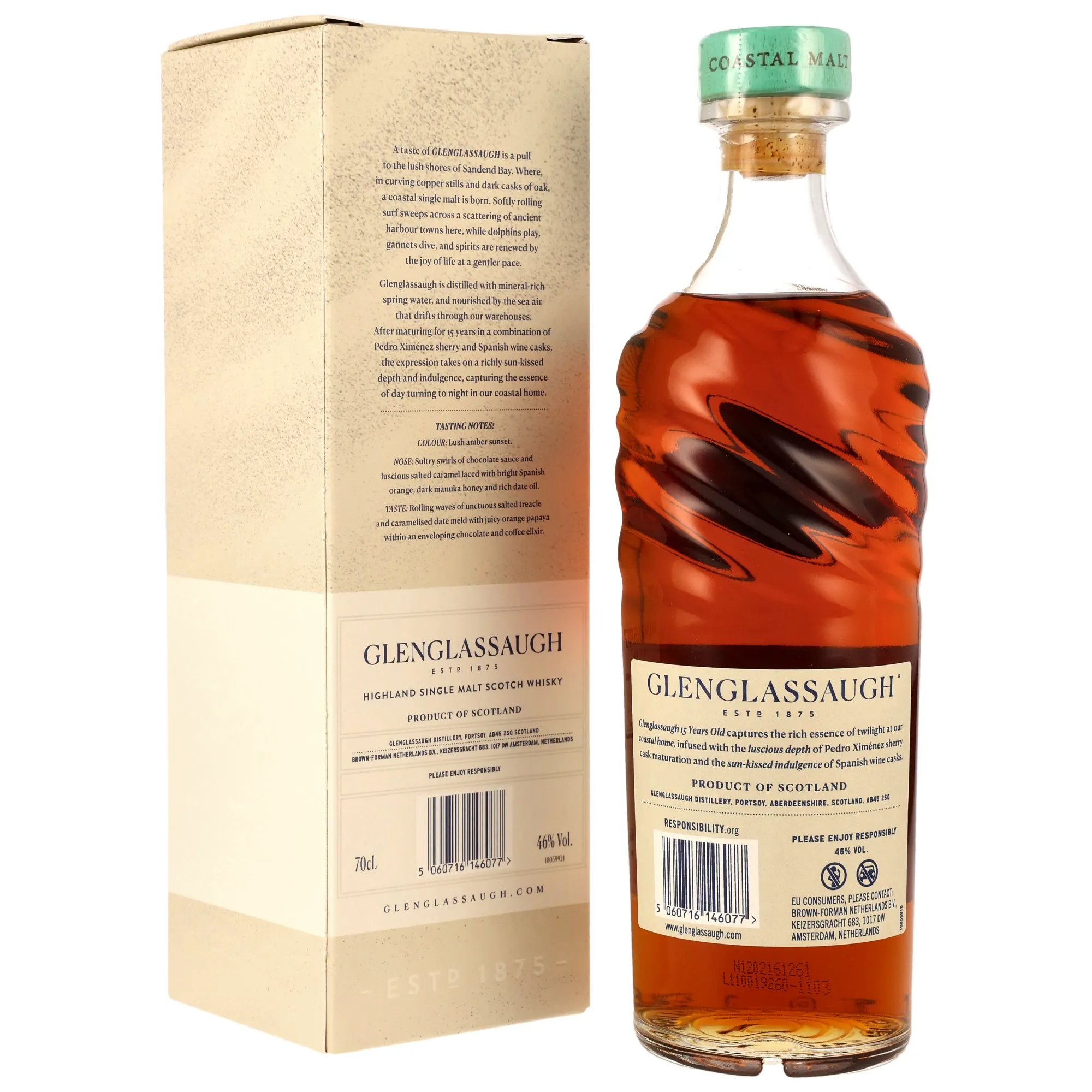 Glenglassaugh 15 Year Old - PX Sherry & Spanish Wine Casks