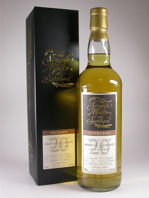 Braes of Glenlivet 20 Jahre 1989/2009 "The Single Malts of Scotland" 59,3%vol. 0,7l