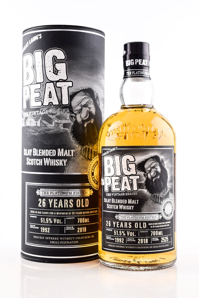 Big Peat 26 Year Old The Platinum Edition Douglas Laing 51.5% vol. 0,7l Big Peat 26 Year Old The Platinum Edition Douglas Laing 51.5% vol. 0,7l