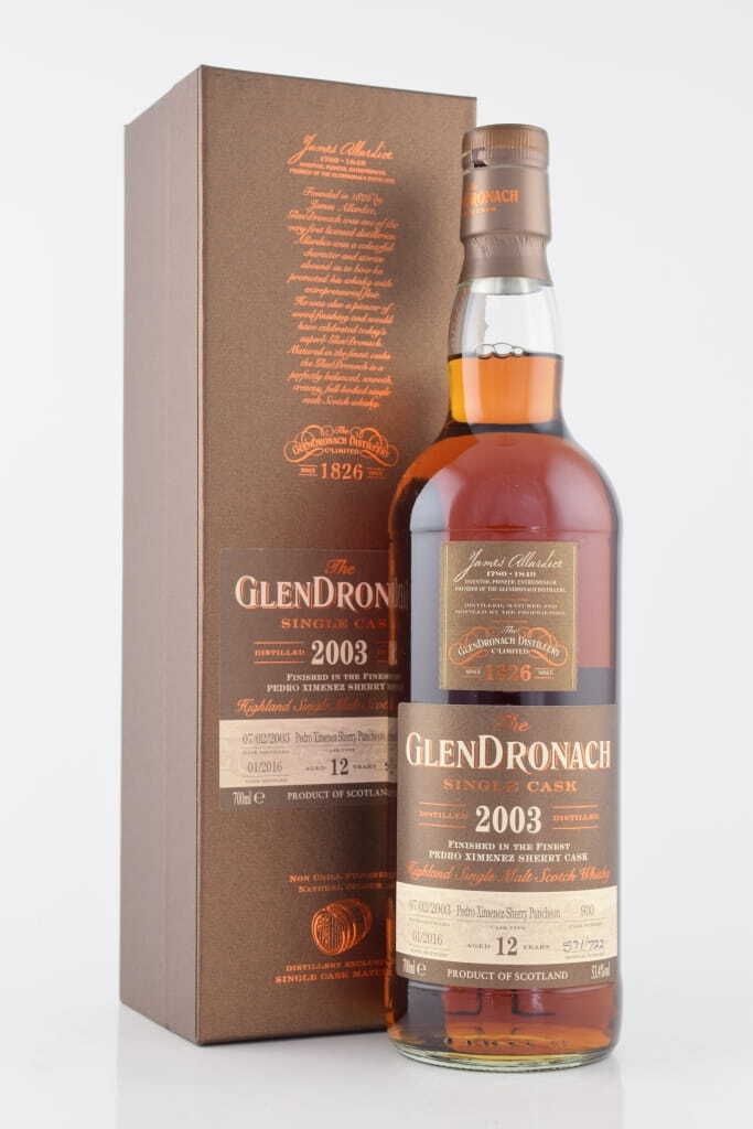 Glendronach 12 Year Old 2003/2016 Single Cask # 930 53.4% ??vol. 0,7l Glendronach 12 Year Old 2003/2016 Single Cask # 930 53.4% ??vol. 0,7l