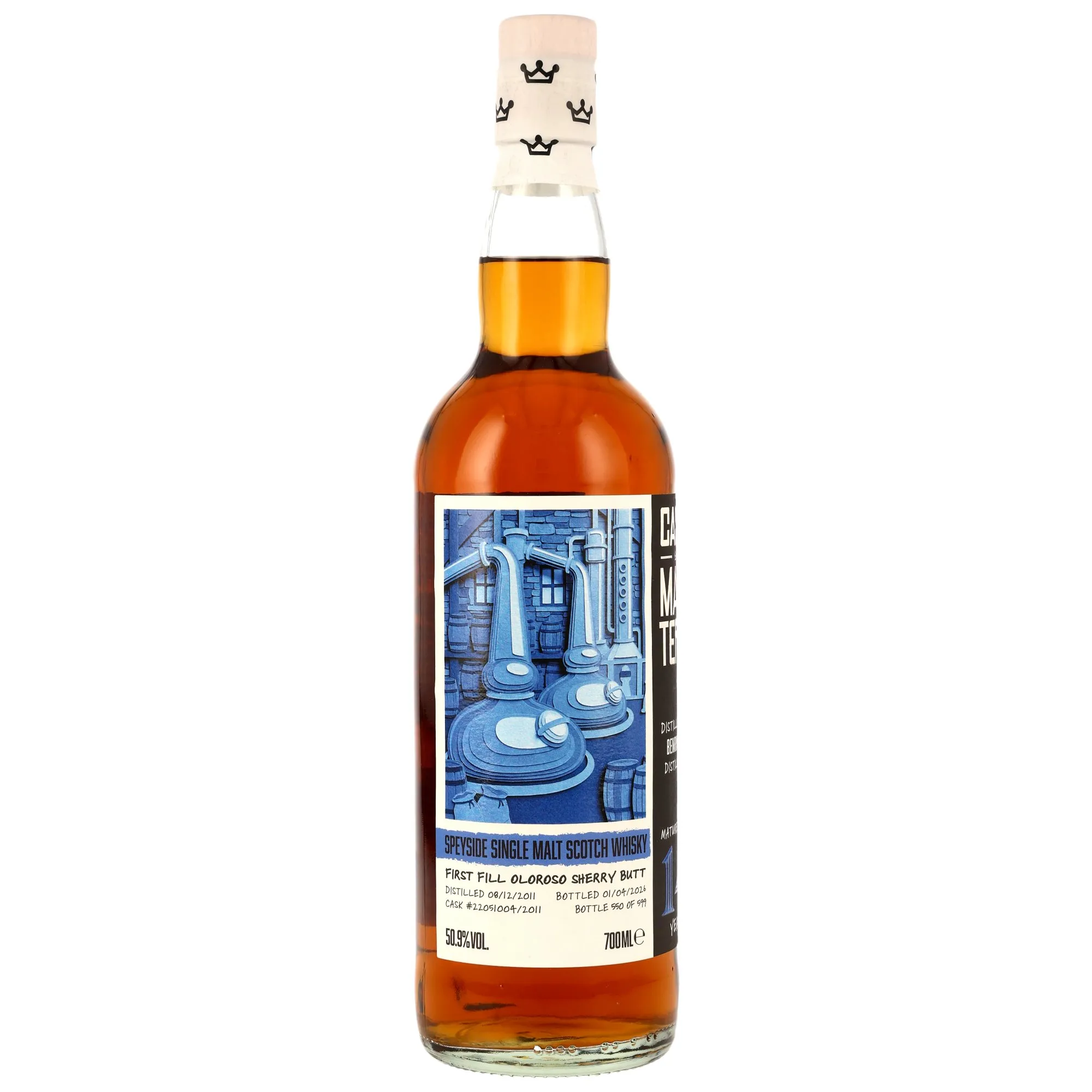 Benrinnes 2011/2026 - 14 Jahre - 1st Fill Oloroso Sherry Butt #22051004/2011 - Cask Masters - Brave New Spirits