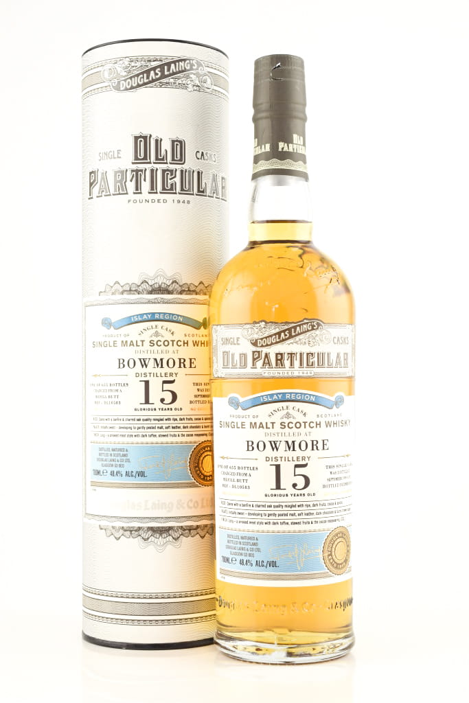 Bowmore 15 Jahre Refill Butt 1999/2014 Douglas Laing "Old Particular" 48,4%vol. 0,7l