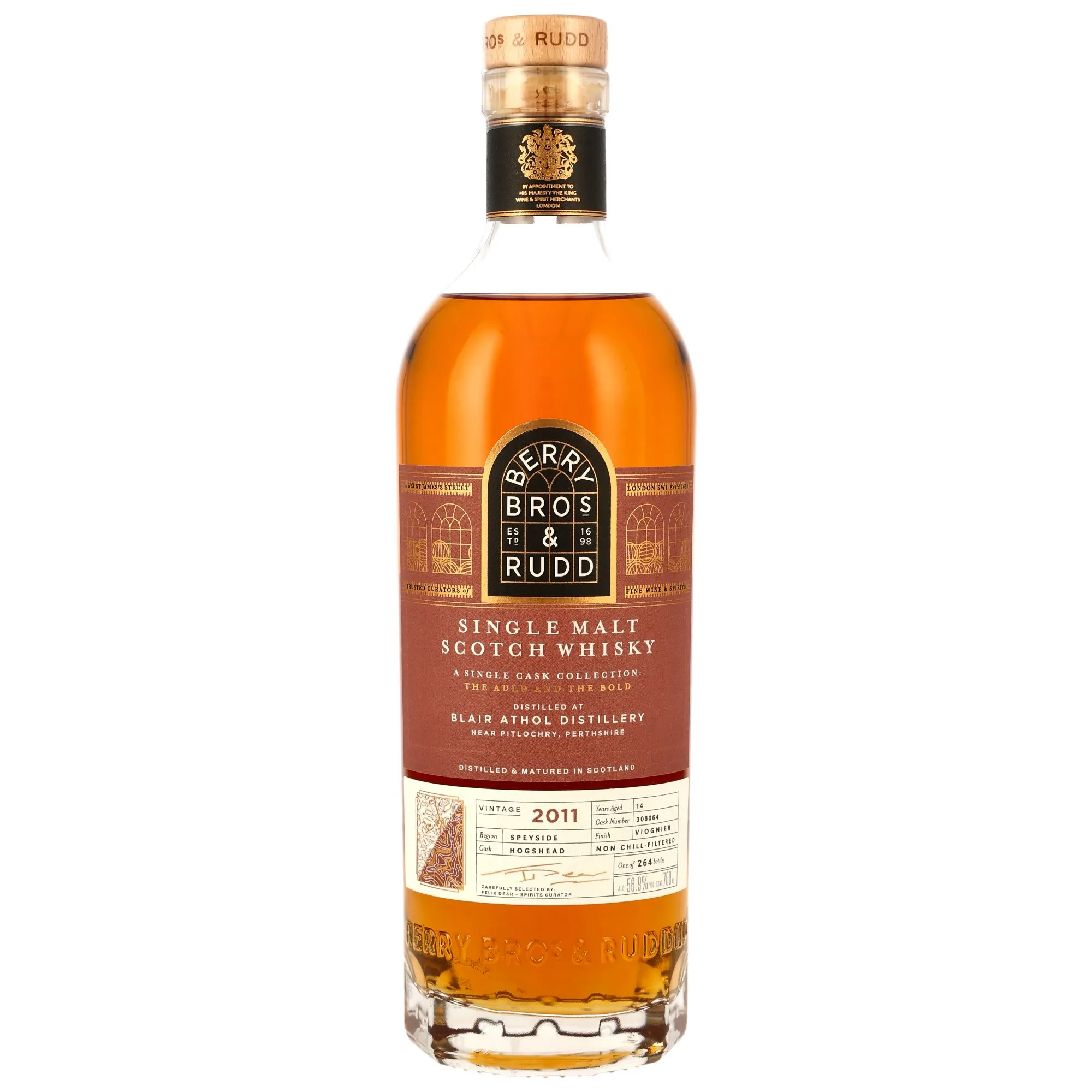 Blair Athol 2011 - 14 Year Old- Viognier Cask Finisch - #308064 The Auld & The Bold (Berry Bros & Rudd)