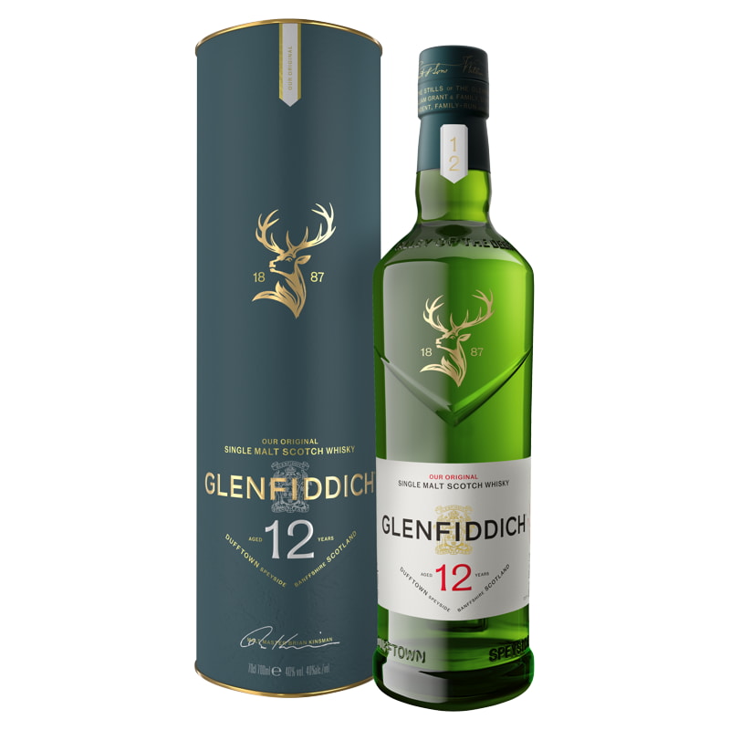 Glenfiddich 12 Year Old, Bourbon & Sherry Cask, 40%, 70cl