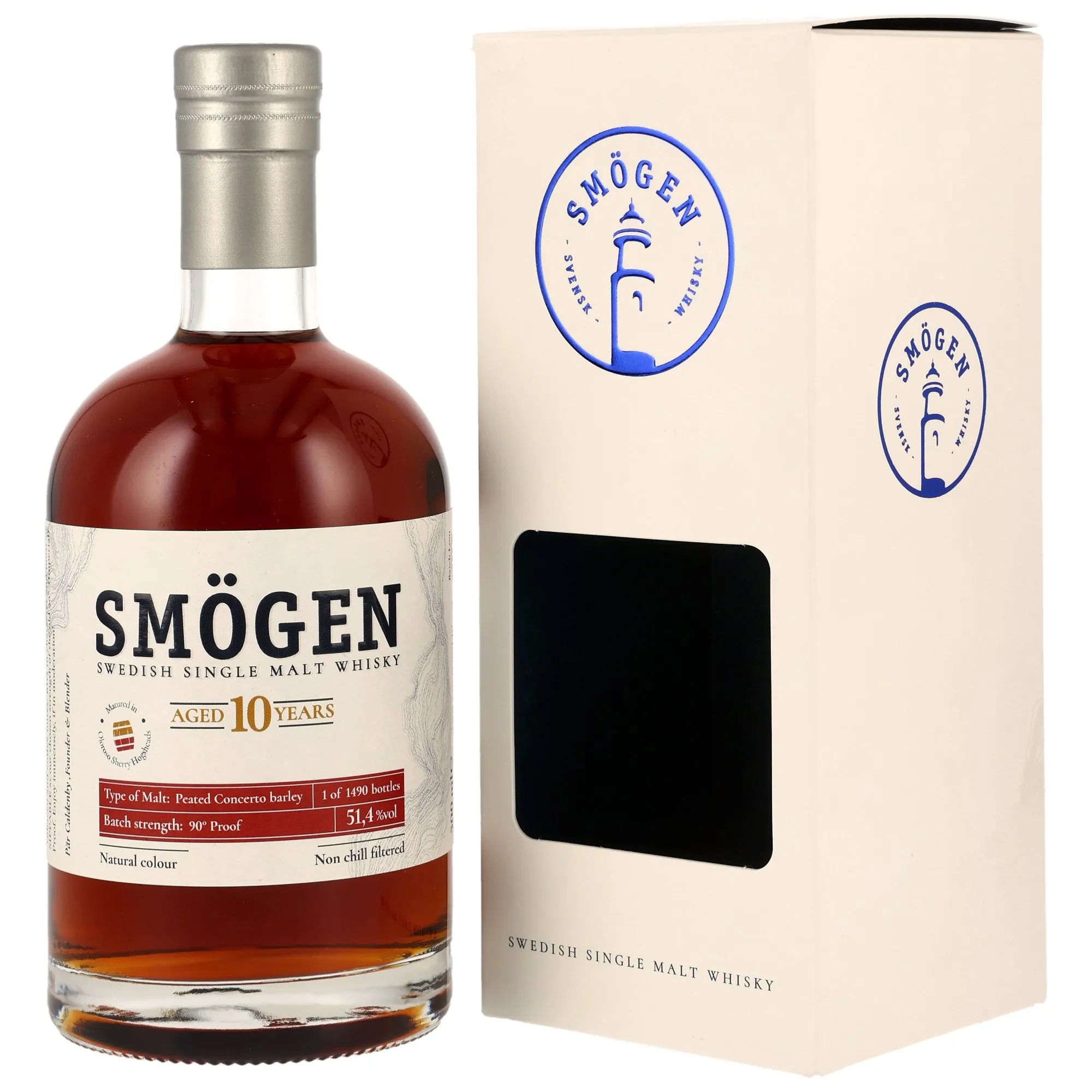 Smögen 10 Jahre - Oloroso Sherry Hogsheads - Swedish Single Malt