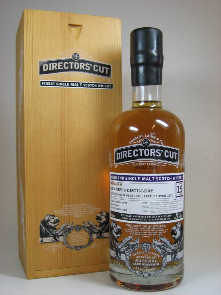 Ben Nevis 15 Jahre 1997/2013 Sherry Douglas Laing Director's Cut 56,1%vol. 0,7l