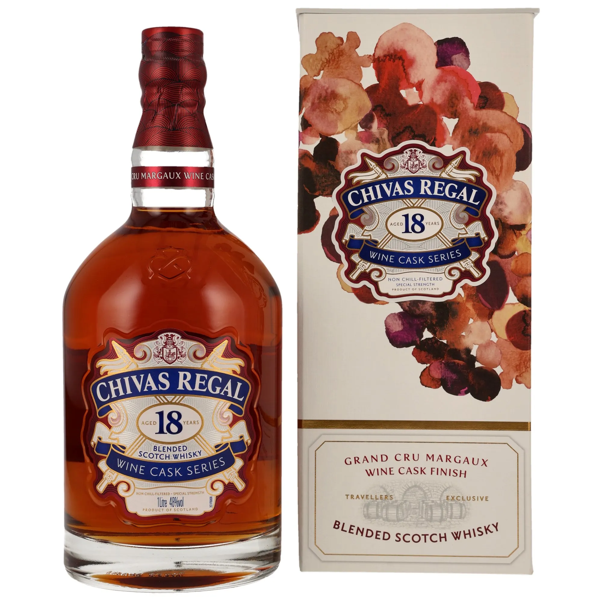 Chivas Regal Margaux Wine Cask Finish 18 Year Old, Margaux Wine Cask, 2023, 48%