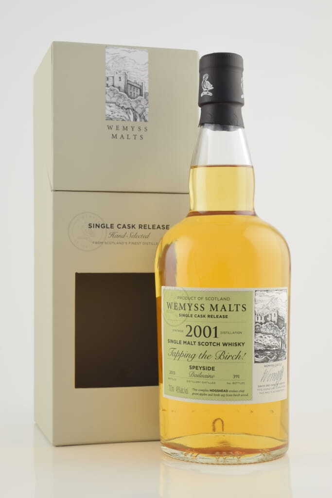 "Tapping the Birch!" 2001/2015 Single Hogshead Dailuaine Wemyss Malts 46% vol. 0,7l "Tapping the Birch!" 2001/2015 Single Hogshead Dailuaine Wemyss Malts 46% vol. 0,7l