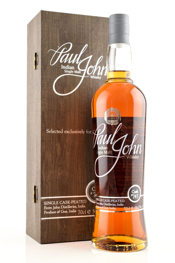 Paul John Single Cask #745 Peated 58,2%vol. 0,7l