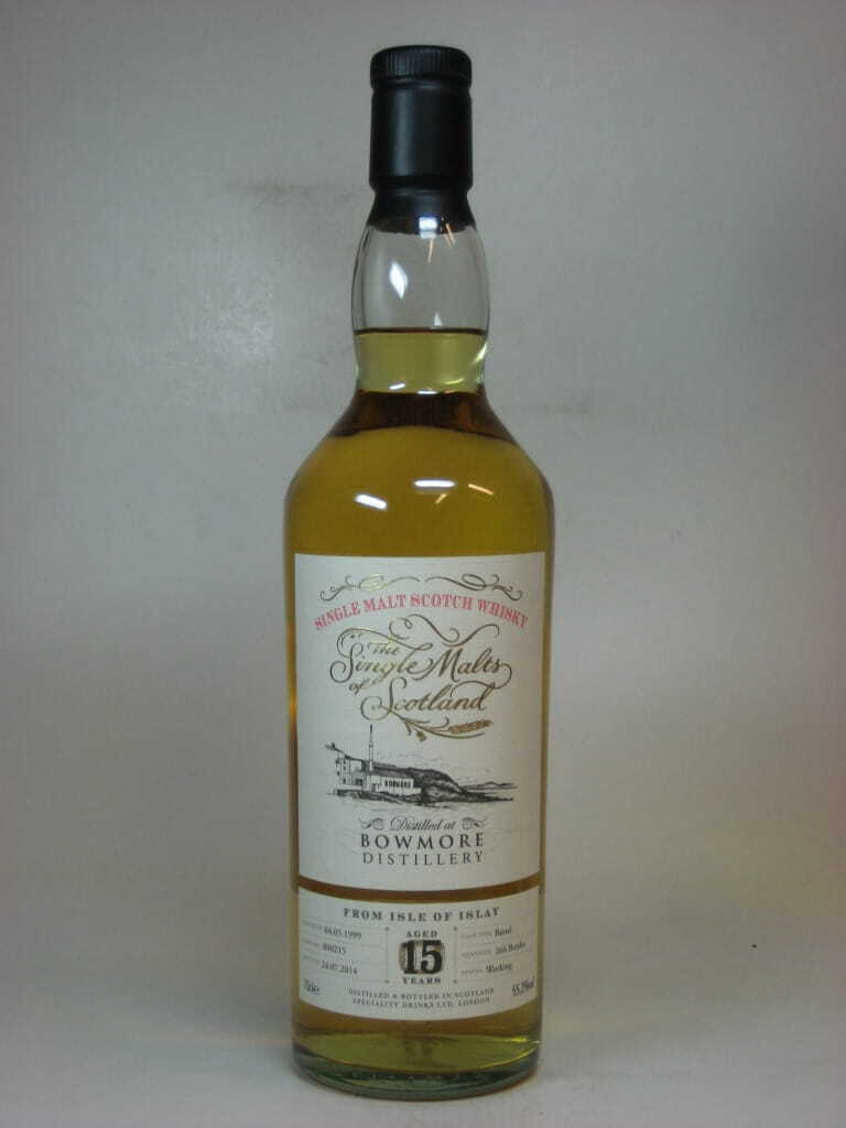 Bowmore 15 Jahre 1999/2014 "The Single Malts of Scotland" 55,2%vol. 0,7l Bowmore 15 Jahre 1999/2014 "The Single Malts of Scotland" 55,2%vol. 0,7l