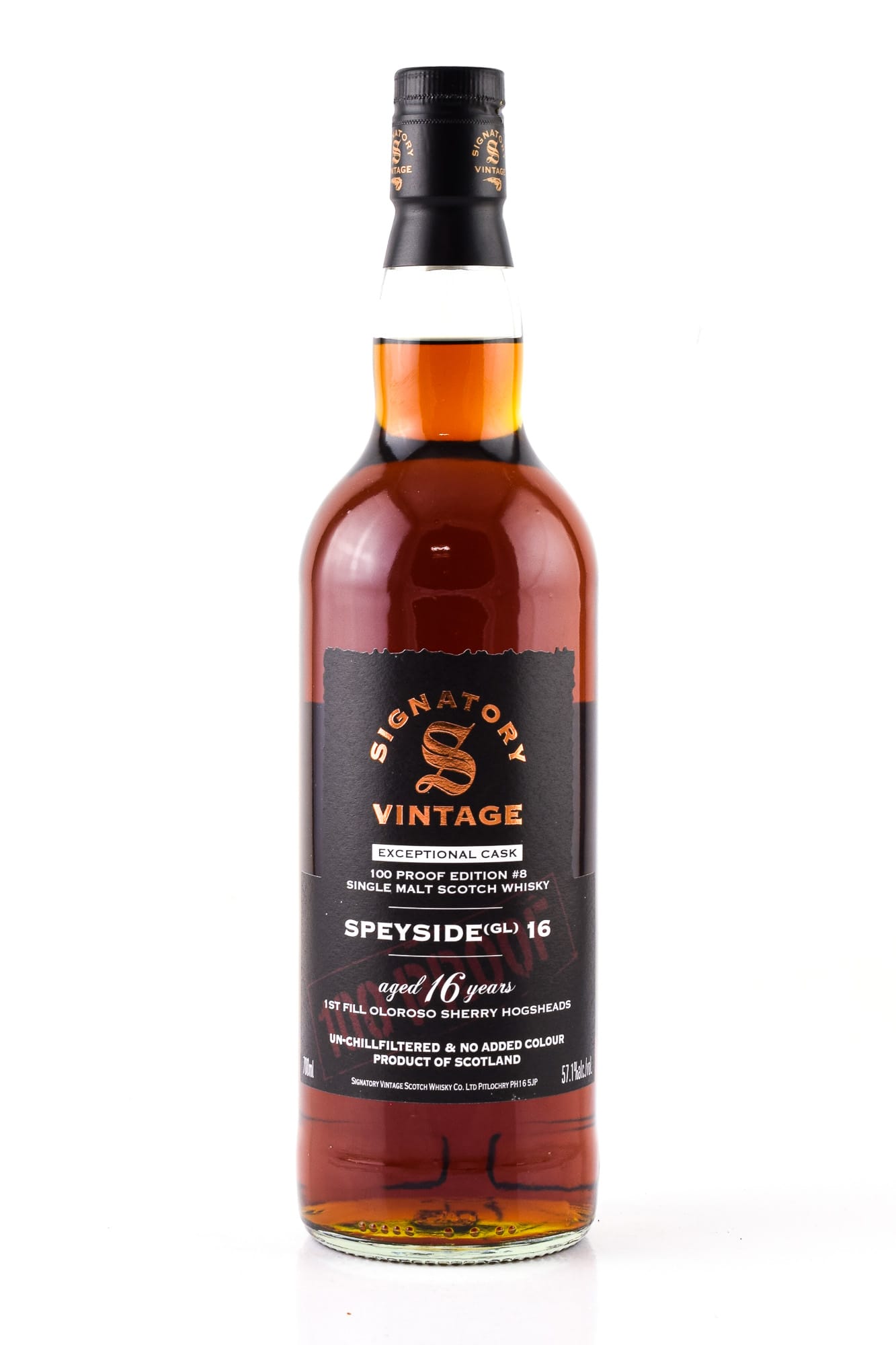 Speyside (GL) 16 Jahre Exceptional Cask 100 Proof Edition #8 Signatory Vintage