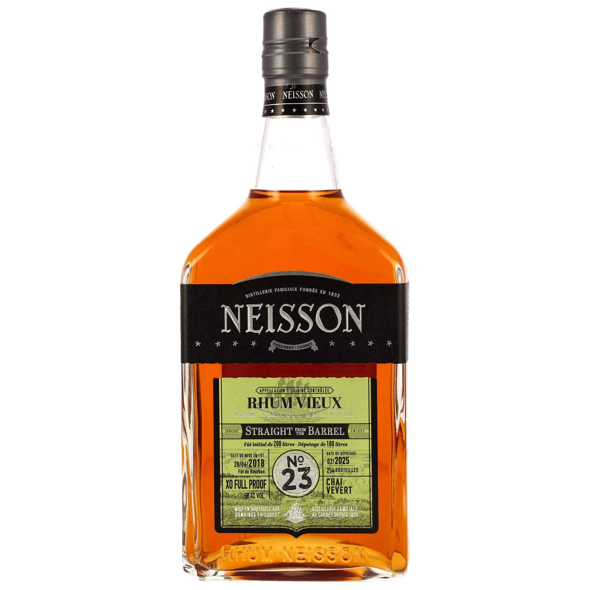 Neisson Rhum 2018/2025 - 6 Jahre - XO Full Proof no23 Chai Vevert La Maison