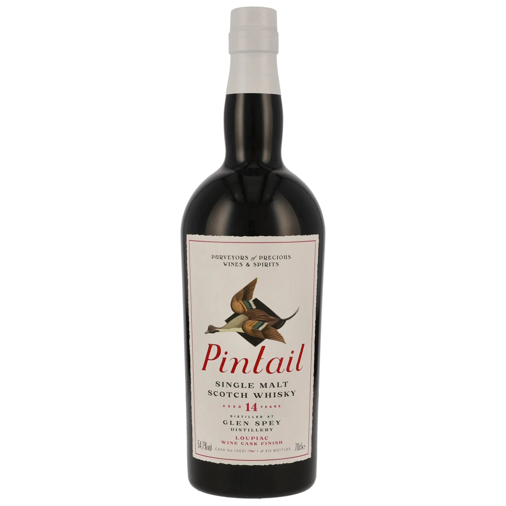Glen Spey Pintail 14 Year Old, Bourbon Hogshead & French Oak Wine Cask, Cask #12031, 2009, The Whisky Cellar, 54.7%
