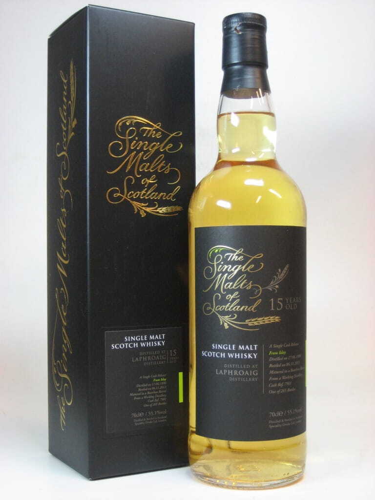 Laphroaig 15 Year Old 1998/2013 "The Single Malts of Scotland" 55.1% vol. 0,7l
