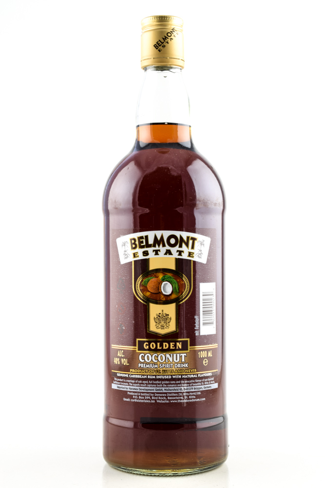 Belmont Estate Golden Coconut 40%vol. 1,0l Belmont Estate Golden Coconut 40%vol. 1,0l