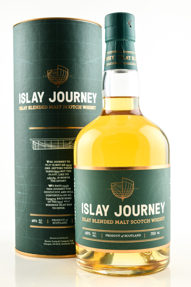 Islay Journey blended malt Scotch whiskey Hunter Laing 46% vol. 0,7l Islay Journey blended malt Scotch whiskey Hunter Laing 46% vol. 0,7l